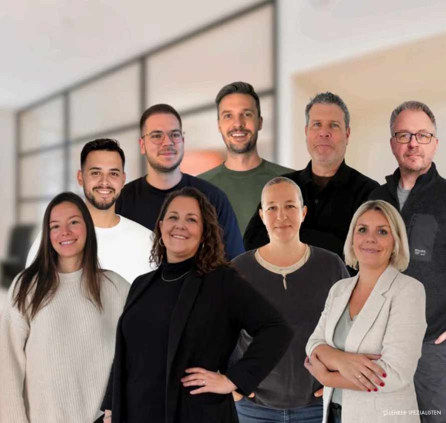 Das Team der Lehrer-Spezialisten – eure Ansprechpartner im Kennenlerntermin